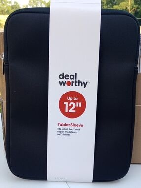 New deal worthy 12" Black Tablet Sleeve